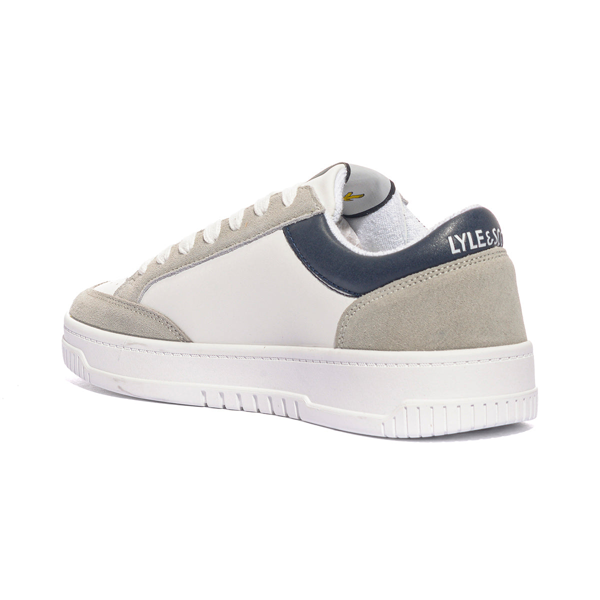 LYLE & SCOTT ANDREW006 OFF WHITE GREY Sneakers Uomo 