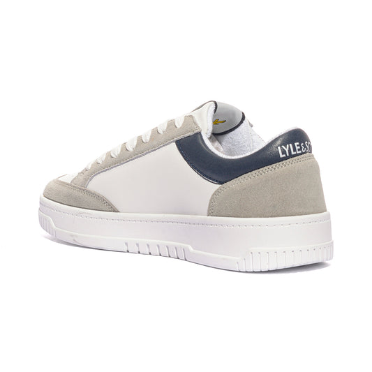 LYLE & SCOTT ANDREW006 OFF WHITE GREY Sneakers Uomo 