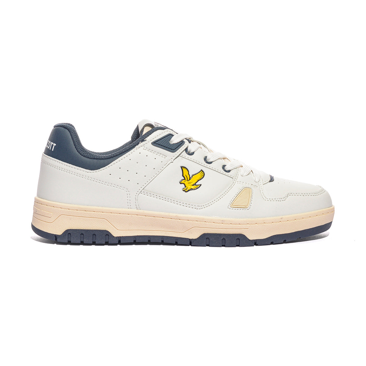 LYLE & SCOTT HENRY002 OFF WHITE BLU Sneakers Uomo 