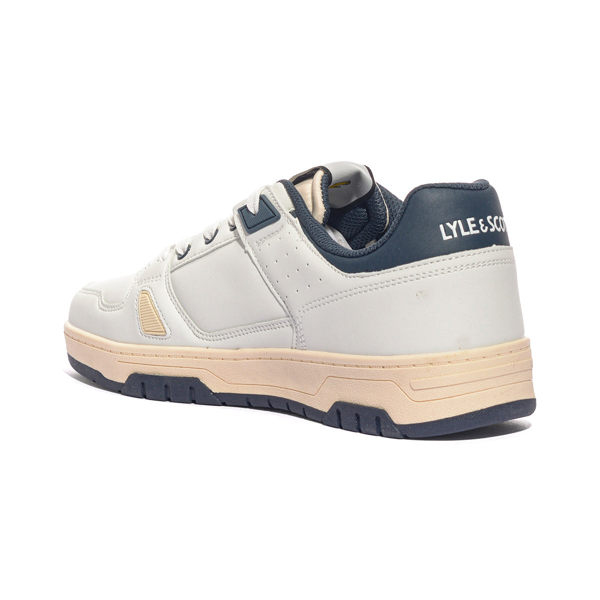 LYLE & SCOTT HENRY002 OFF WHITE BLU Sneakers Uomo 