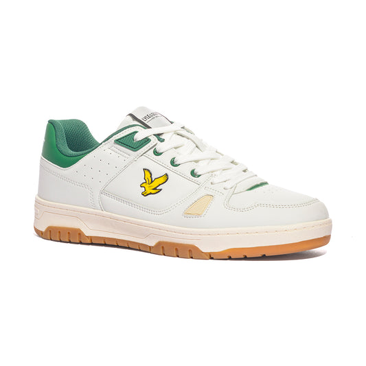LYLE & SCOTT HENRY002 WHITE GREEN Sneakers Uomo 