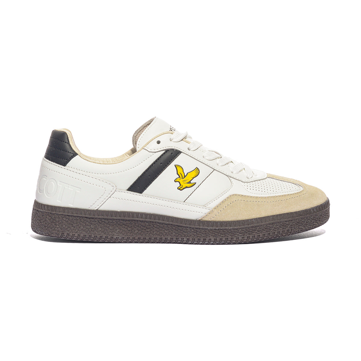 LYLE & SCOTT JOSH003 OFF WHITE BLACK Sneakers Uomo 