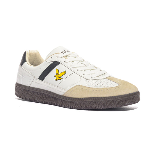 LYLE & SCOTT JOSH003 OFF WHITE BLACK Sneakers Uomo 