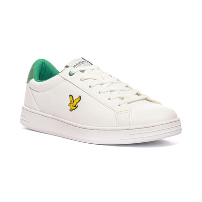 LYLE & SCOTT KALEB002 WHITE GREEN Sneakers Uomo 