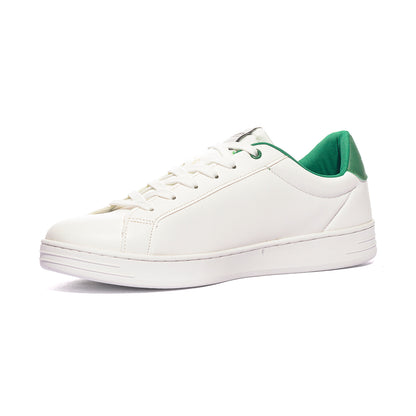 LYLE & SCOTT KALEB002 WHITE GREEN Sneakers Uomo 