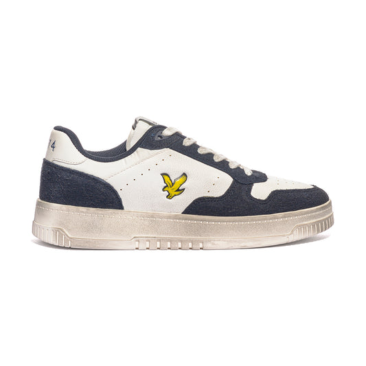 LYLE & SCOTT LS300010BM03WHNV WHITE BLU Sneakers Uomo 