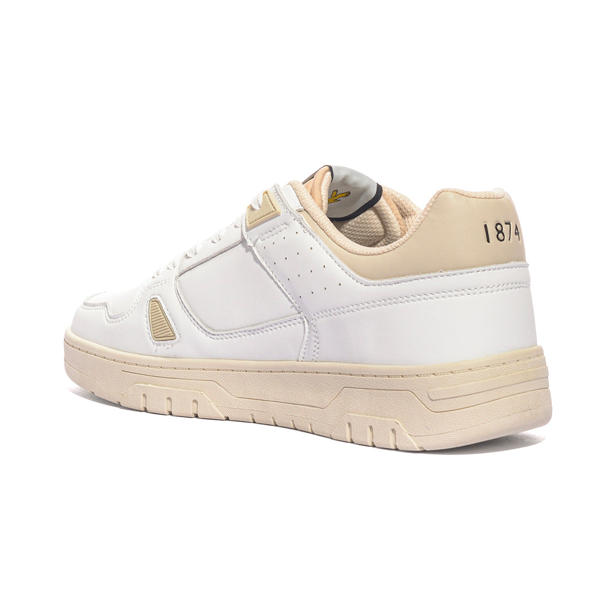 LYLE & SCOTT LS302017AM01WH00 WHITE BEIGE Sneakers Uomo 