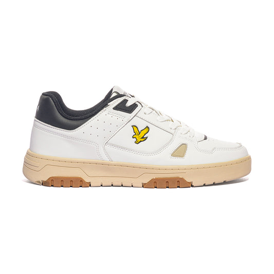 LYLE & SCOTT LS302017AM03WHBK WHITE BLACK Sneakers Uomo 
