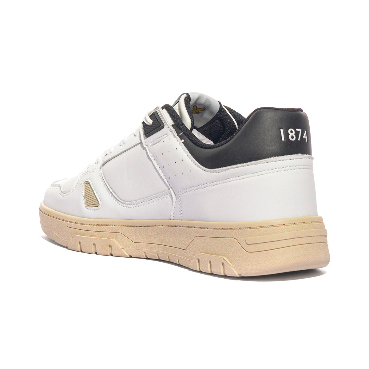 LYLE & SCOTT LS302017AM03WHBK WHITE BLACK Sneakers Uomo 
