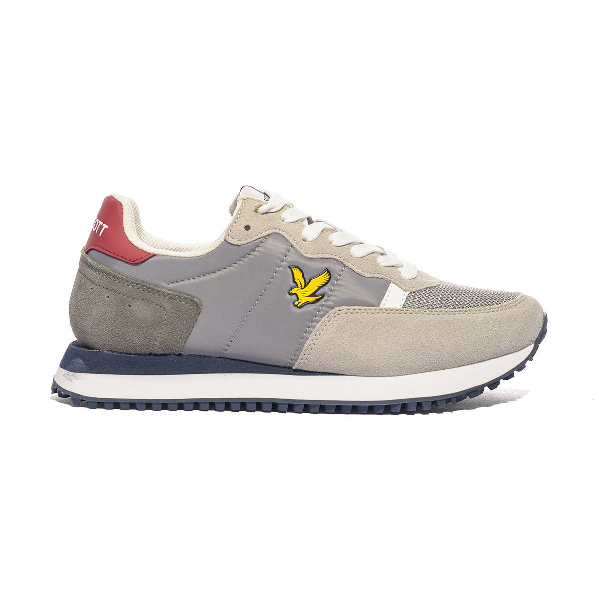 LYLE & SCOTT MODULAR005 GREY RED Sneakers Uomo 