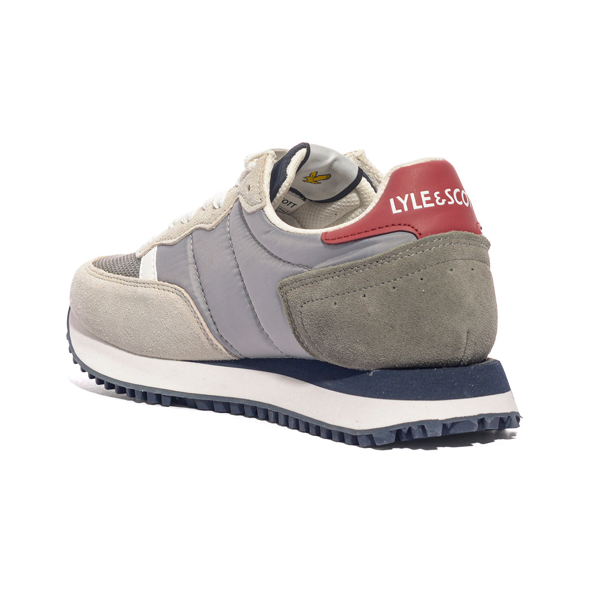 LYLE & SCOTT MODULAR005 GREY RED Sneakers Uomo 