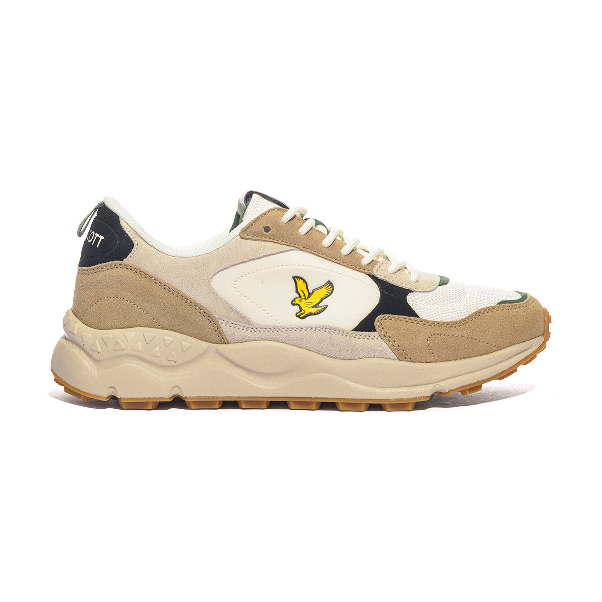 LYLE & SCOTT NOTT002 BEIGE OFF WHITE Sneakers Uomo 
