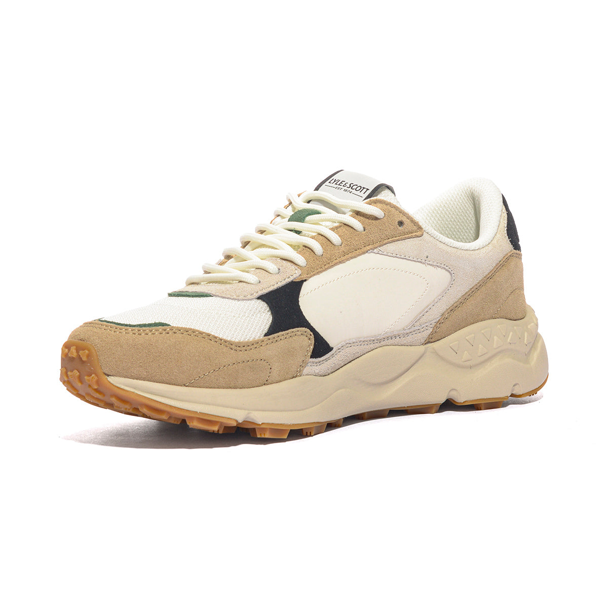 LYLE & SCOTT NOTT002 BEIGE OFF WHITE Sneakers Uomo 