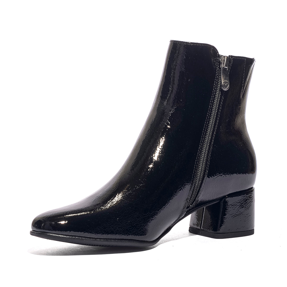 MARCO TOZZI 2-25302-45 BLACK PATENT Stivaletti Donna 