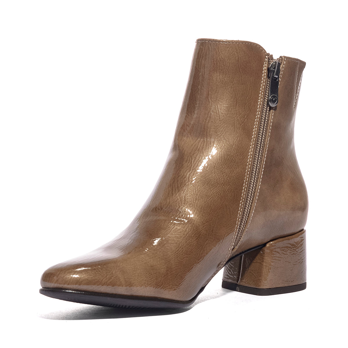 MARCO TOZZI 2-25302-45 TAUPE PATENT Stivaletti Donna 