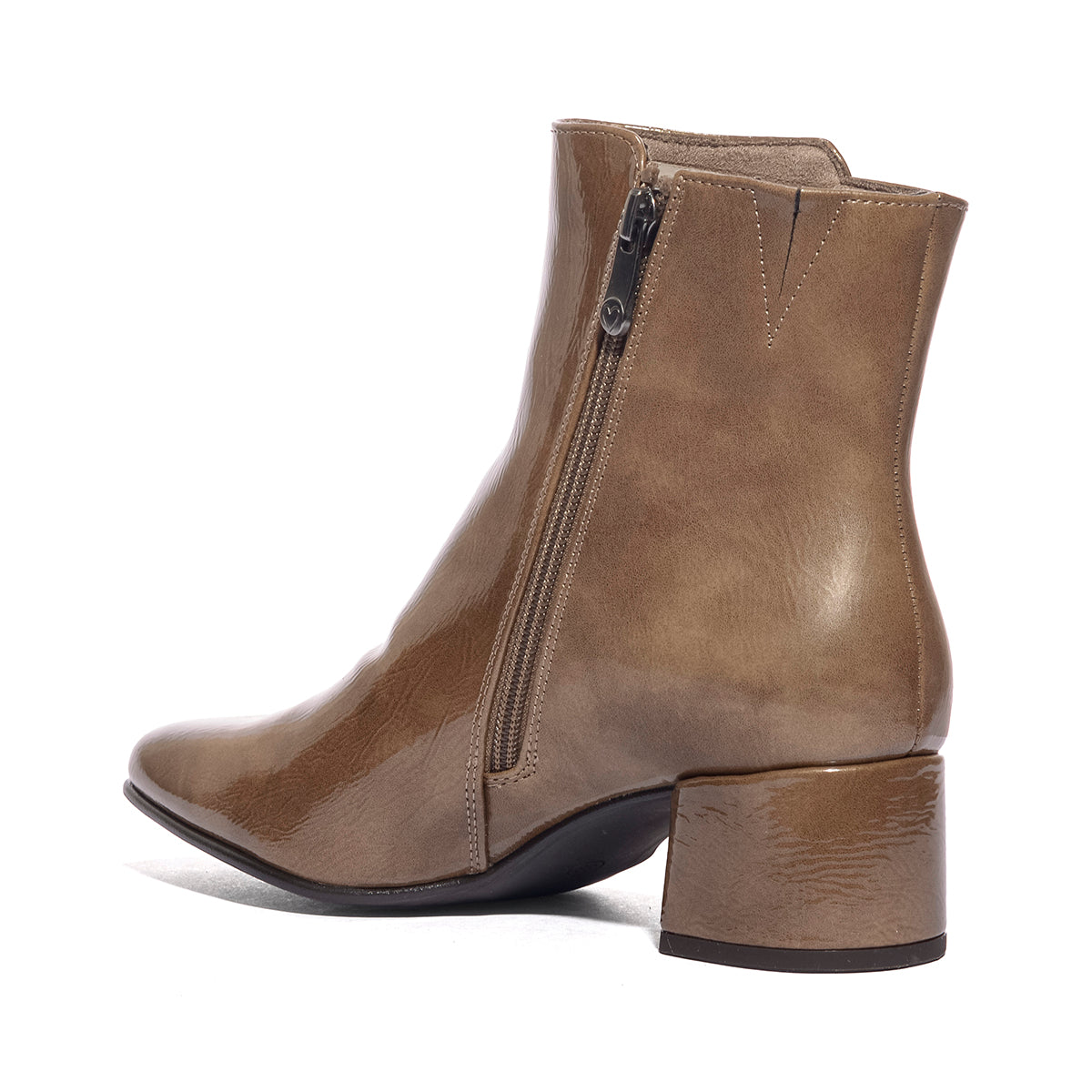 MARCO TOZZI 2-25302-45 TAUPE PATENT Stivaletti Donna 