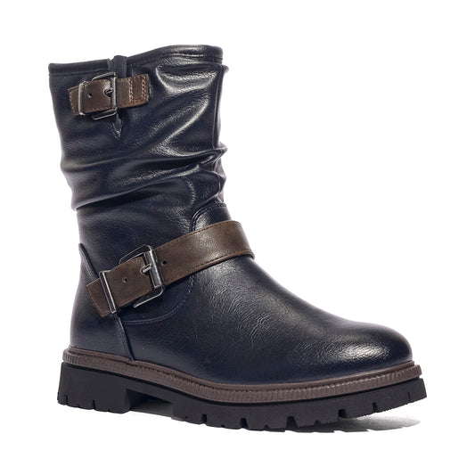 MARCO TOZZI 2-25431-45 NAVY COMB Stivaletti Donna 