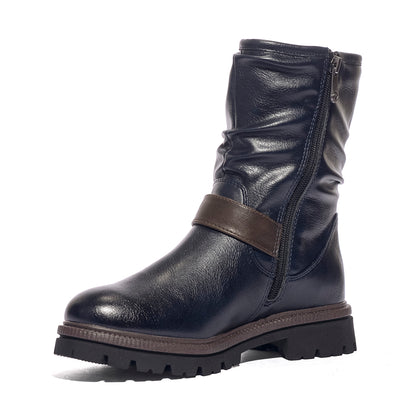 MARCO TOZZI 2-25431-45 NAVY COMB Stivaletti Donna 