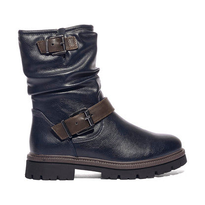 MARCO TOZZI 2-25431-45 NAVY COMB Stivaletti Donna 