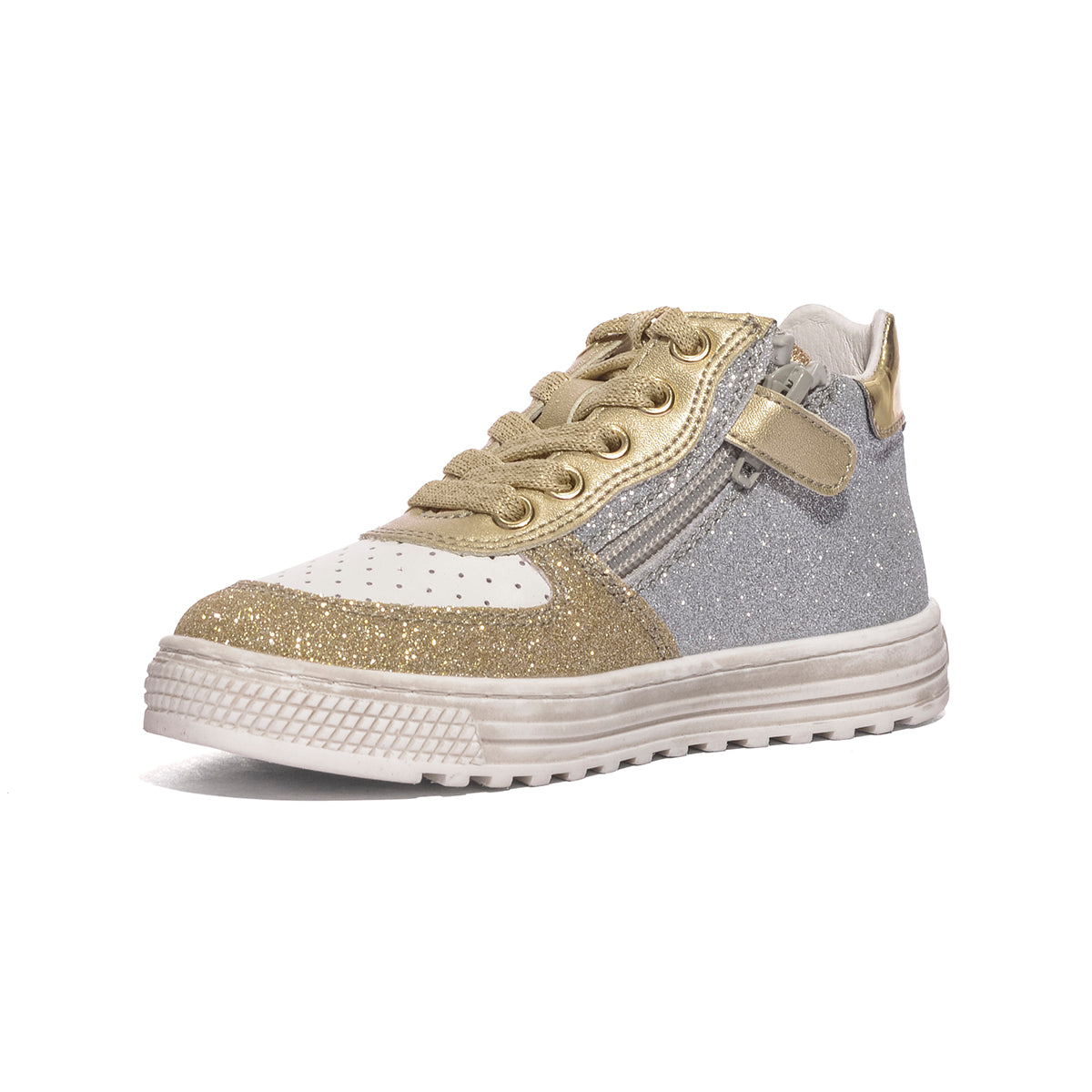 NATURINO 0012016147.13.1Q13 SILVER PLATINUM Sneakers Bambina 