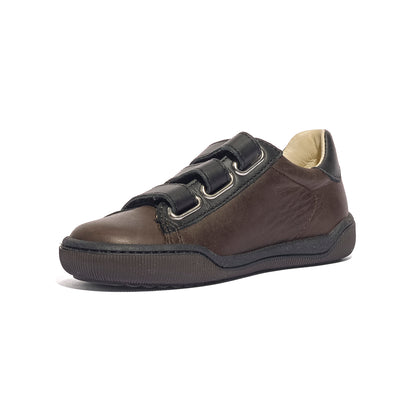 NATURINO 0012016327.61.1D75 DARK BROWN BLACK Sneakers Bambino 