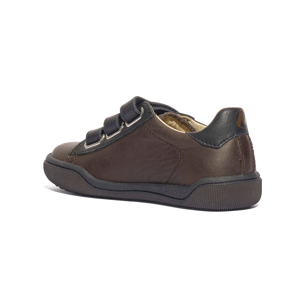 NATURINO 0012016327.61.1D75 DARK BROWN BLACK Sneakers Bambino 