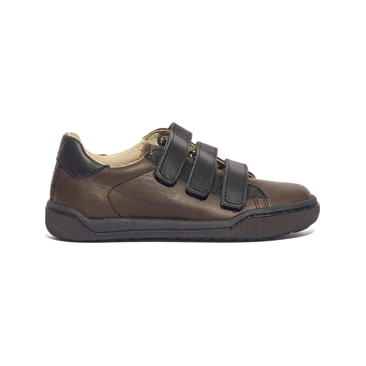 NATURINO 0012016327.61.1D75 DARK BROWN BLACK Sneakers Bambino 