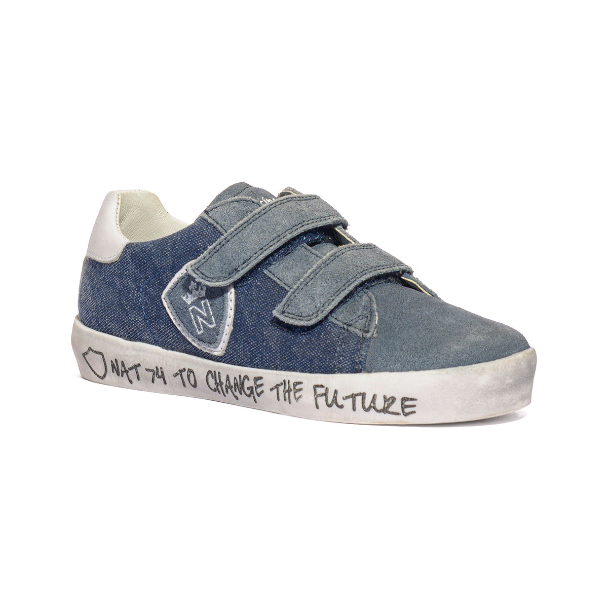 NATURINO 0012016827.01.0C02 BLEU Sneakers Bambino 