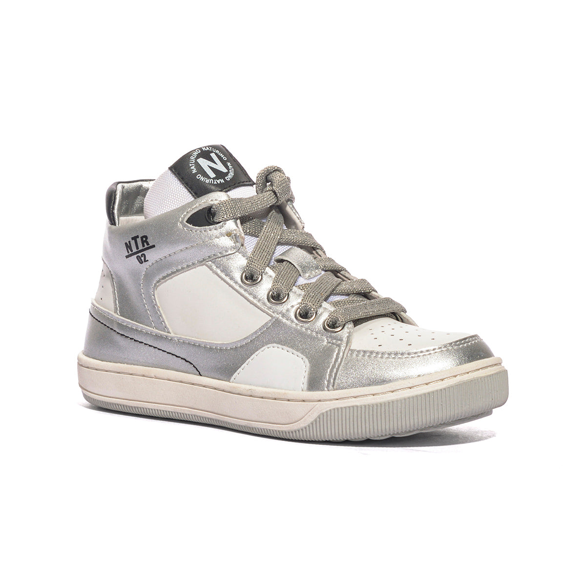 NATURINO 0012017092.06.1Q23 ARGENTO/NICHEL Sneakers Bambina 