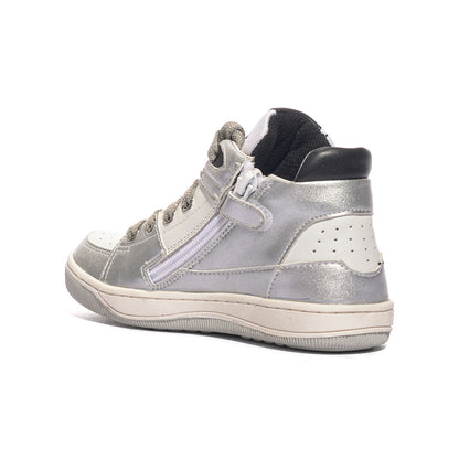 NATURINO 0012017092.06.1Q23 ARGENTO/NICHEL Sneakers Bambina 