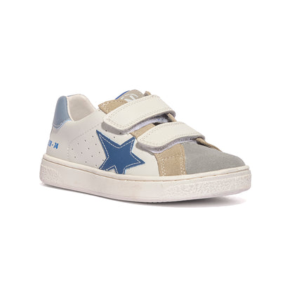 NATURINO 0012017499.04.3B43 GREY WHITE Sneakers Bambino 