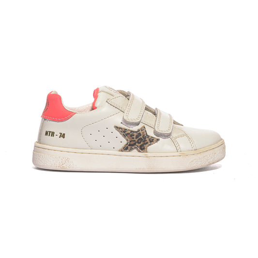 NATURINO 0012017499.09.1N08 BIANCO Sneakers Bambina 