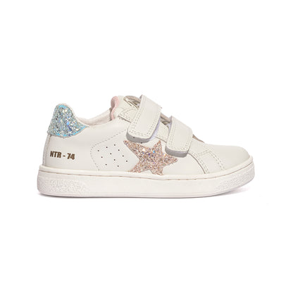 NATURINO 0012017499.59.3N20 WHITE CIPRIA Sneakers Bambina 