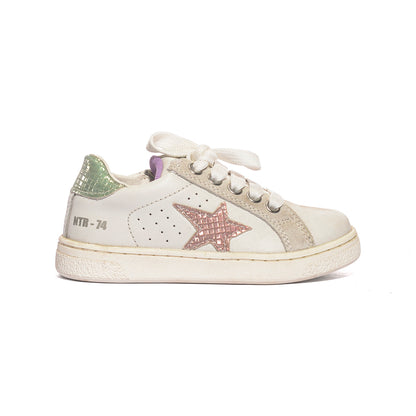 NATURINO 0012017502.32.2N21 BIANCO Sneakers Bambina 