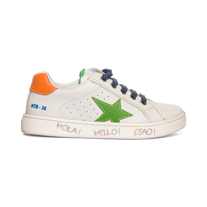 NATURINO 0012017502.42.2N93 BIANCO Sneakers Bambino 