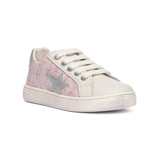 NATURINO 0012017502.49.1N39 WHITE PINK Sneakers Bambina 
