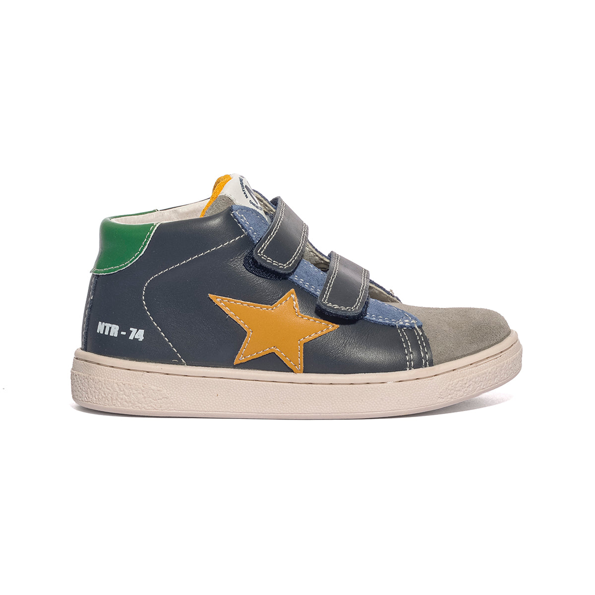 NATURINO 0012017857.17.1B27 DARK GREY NAVY Sneakers Bambino 