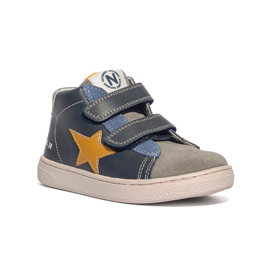 NATURINO 0012017857.17.1B27 DARK GREY NAVY Sneakers Bambino 
