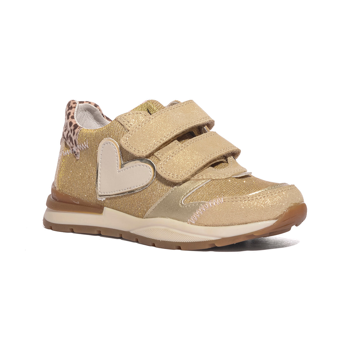 NATURINO 0012017869.27.2Q10 PLATINUM BEIGE Sneakers Bambina 