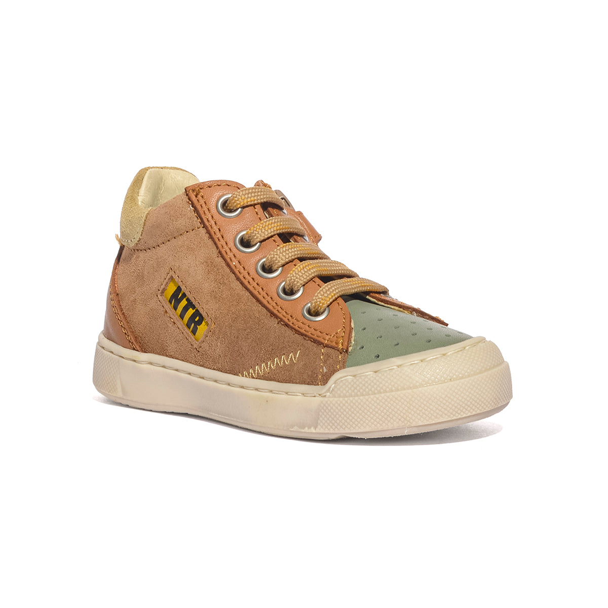 NATURINO 0012018090.02.3F36 SAGE COGNAC Sneakers Bambino 