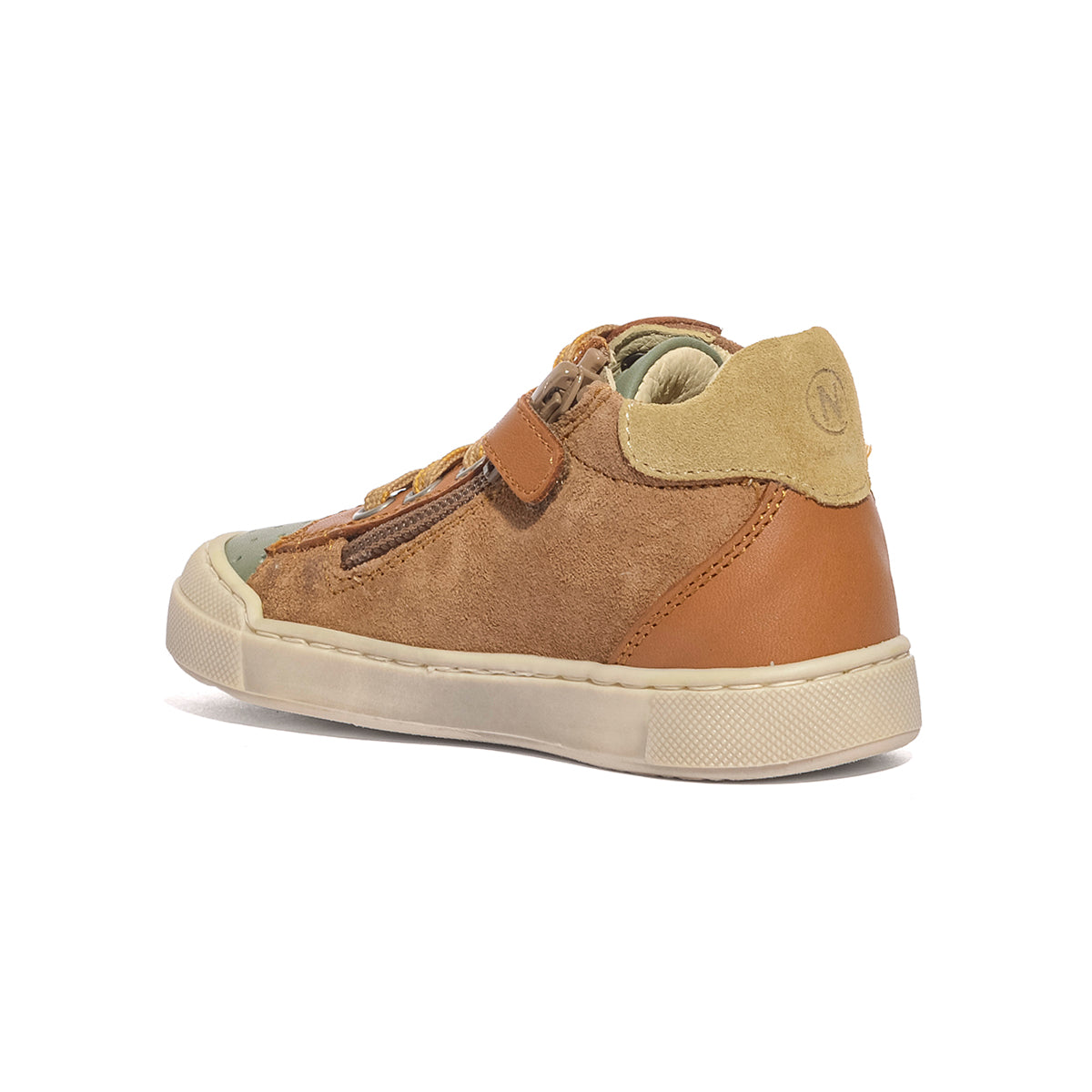 NATURINO 0012018090.02.3F36 SAGE COGNAC Sneakers Bambino 