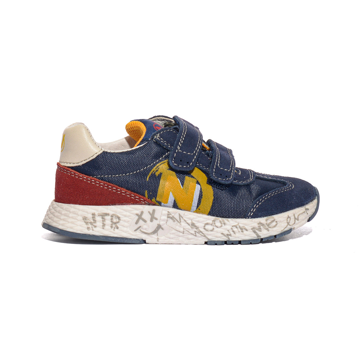 NATURINO 0012018225.06.1C33 BLEU Sneakers Bambino 