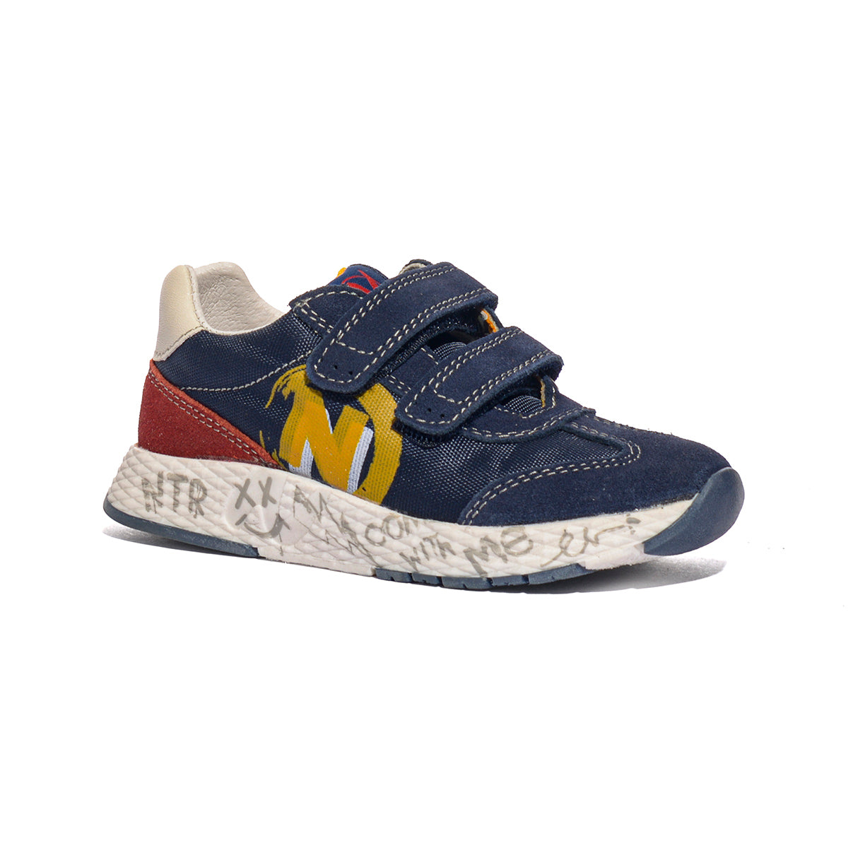 NATURINO 0012018225.06.1C33 BLEU Sneakers Bambino 