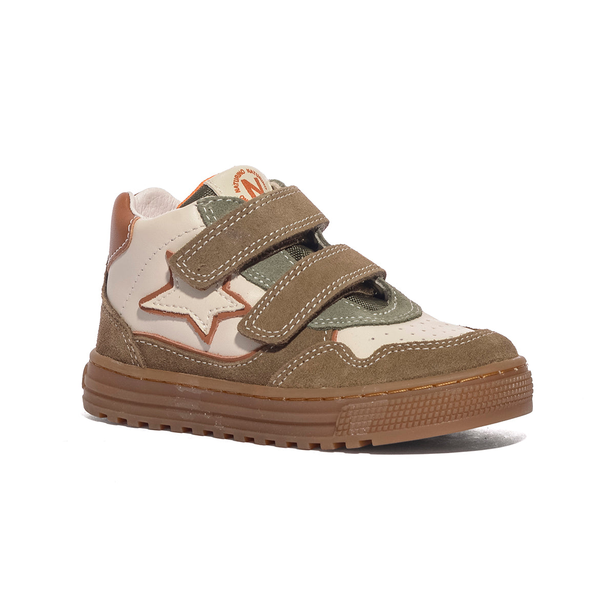 NATURINO 0012018618.01.2D78 LIGHT BROWN MILK Sneakers Bambino 