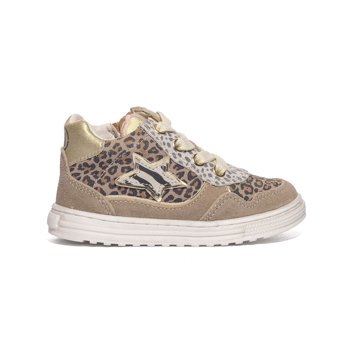 NATURINO 0012018619.09.1D85 TAUPE BROWN Sneakers Bambina 