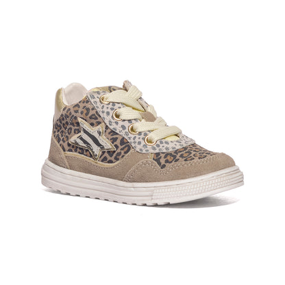 NATURINO 0012018619.09.1D85 TAUPE BROWN Sneakers Bambina 