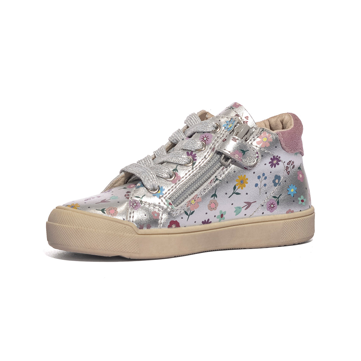 NATURINO 0012018729.10.1Q19 SILVER MAGNOLIA Sneakers Bambina 