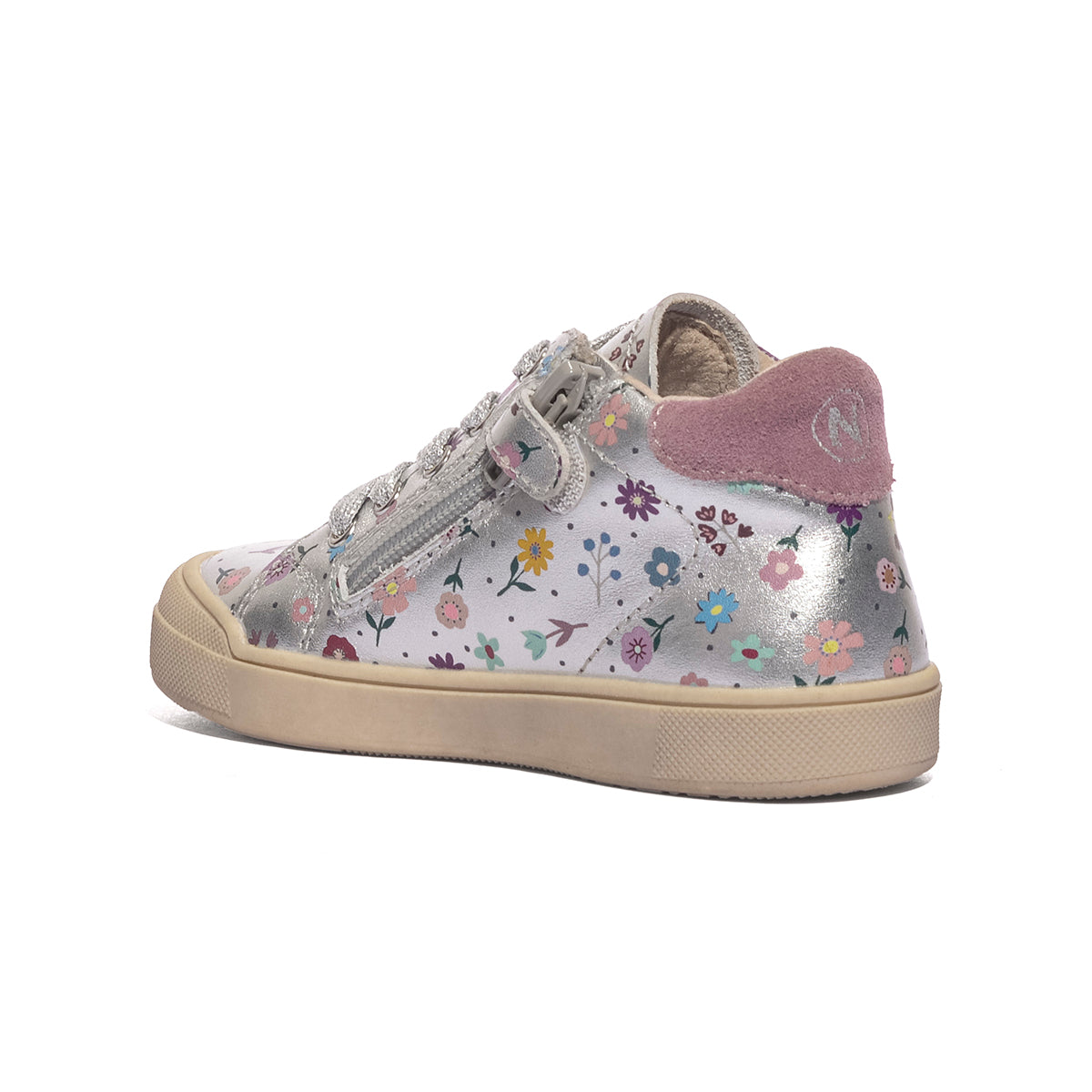 NATURINO 0012018729.10.1Q19 SILVER MAGNOLIA Sneakers Bambina 