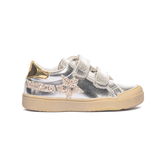 NATURINO 0012019167.05.1Q13 ARGENTO/NICHEL Sneakers Bambina 