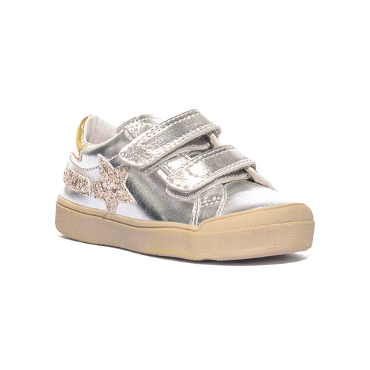 NATURINO 0012019167.05.1Q13 ARGENTO/NICHEL Sneakers Bambina 